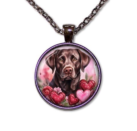Sweet Valentine Chocolate Lab