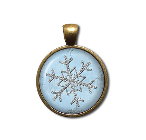 Winter Blue Snowflake