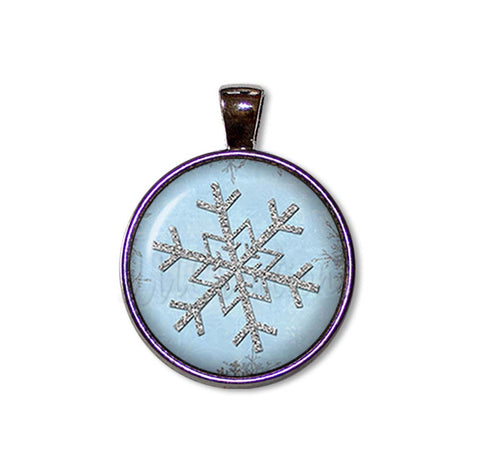 Winter Blue Snowflake