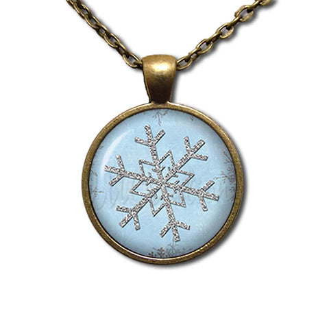 Winter Blue Snowflake