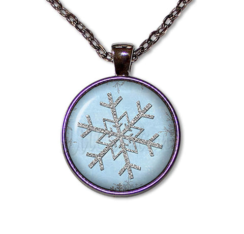 Winter Blue Snowflake