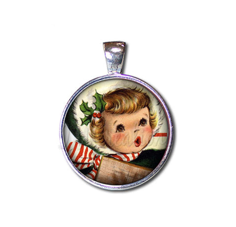 Vintage Design of Caroler Christmas