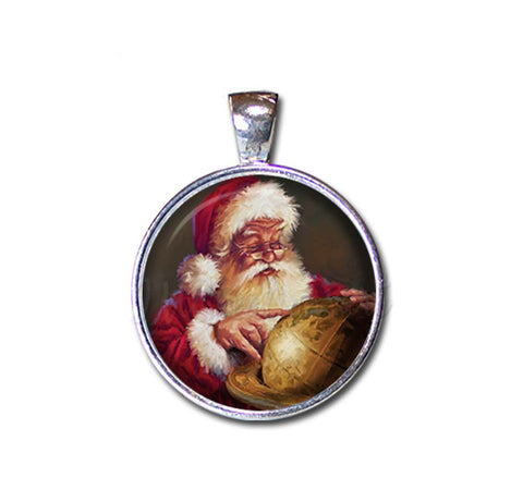 Vintage Santa and Globe