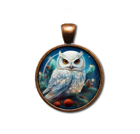 Stunning Holiday Snow Owl