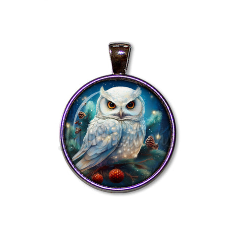 Stunning Holiday Snow Owl