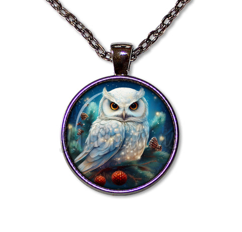 Stunning Holiday Snow Owl