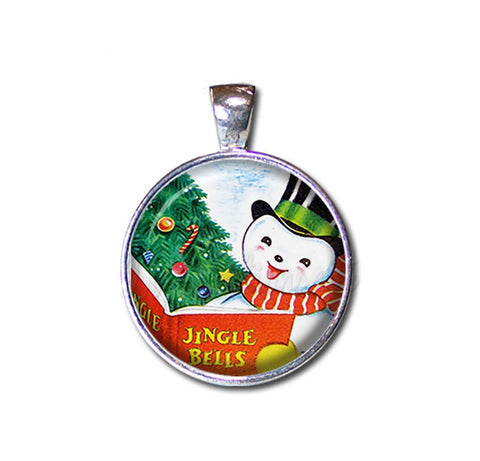 Vintage Jingle Bell Snowman