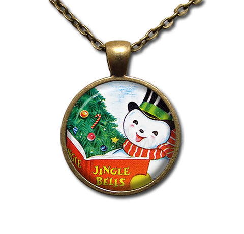 Vintage Jingle Bell Snowman