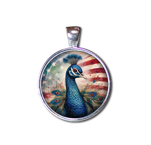 Patriotic Lovely Peacock Bird