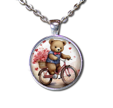 Teddy Bear Heart Basket