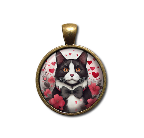 Cute Bowtie Tuxedo Cat