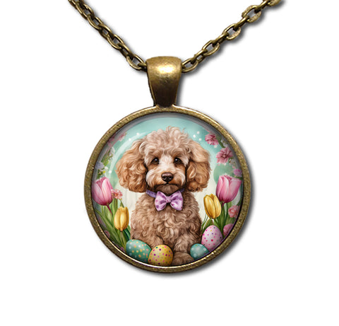 Easter Cute Poodle Doggie
