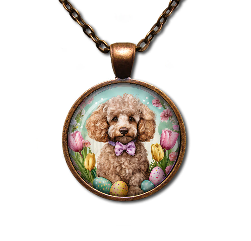 Easter Cute Poodle Doggie