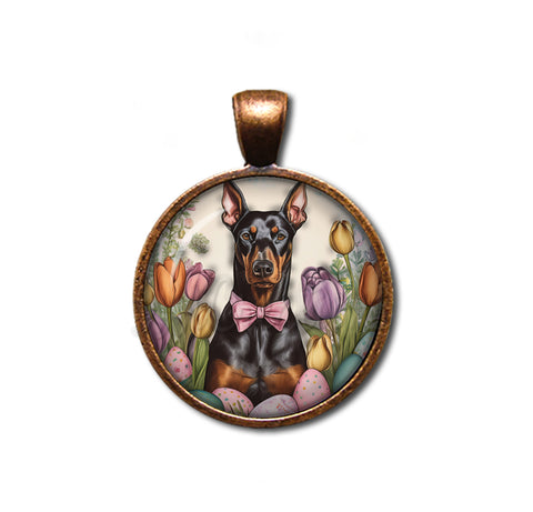 Easter Sweet Doberman Dog