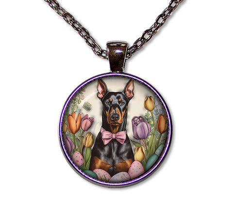 Easter Sweet Doberman Dog