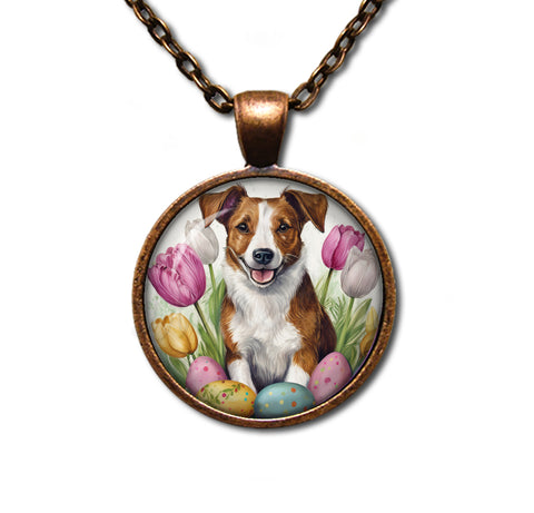 Easter Adorable Russell Terrier