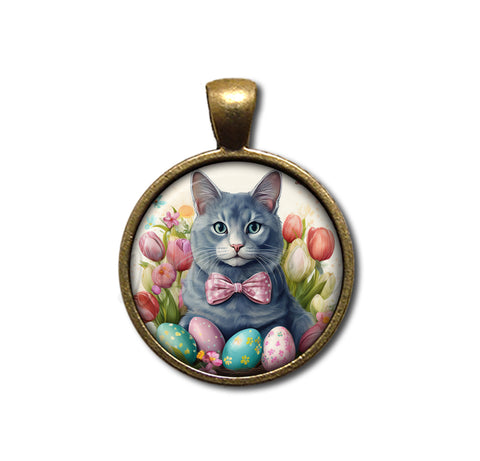 Easter Russian Gray Blue Cat