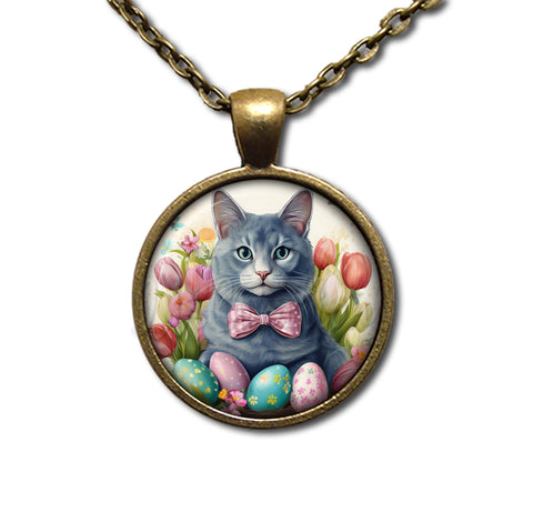 Easter Russian Gray Blue Cat