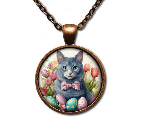 Easter Russian Gray Blue Cat