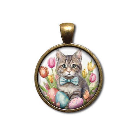 Easter Theme Tabby Cat Lovers