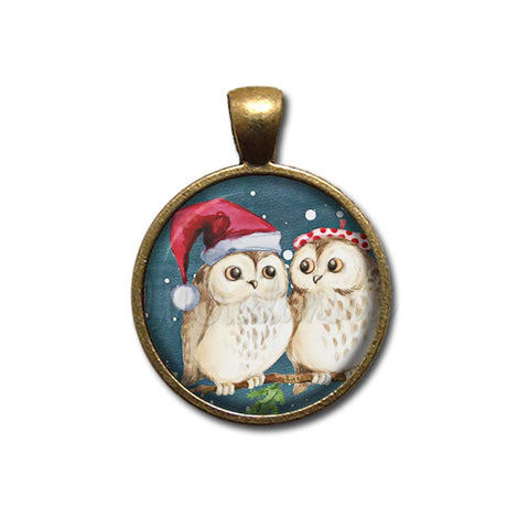 Couple of Santa Owls