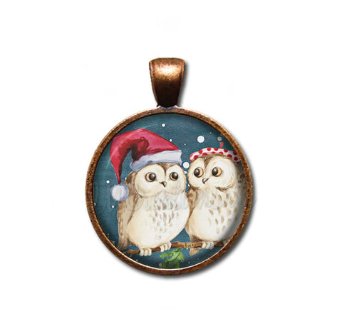 Couple of Santa Owls