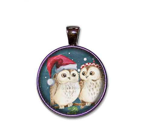 Couple of Santa Owls