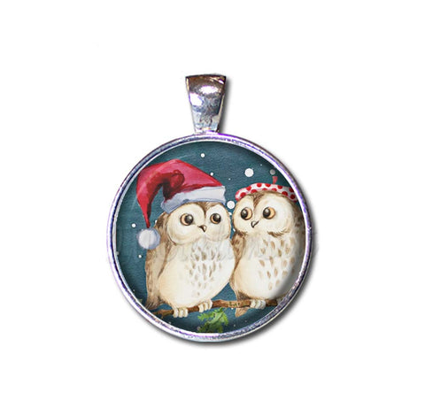 Couple of Santa Owls