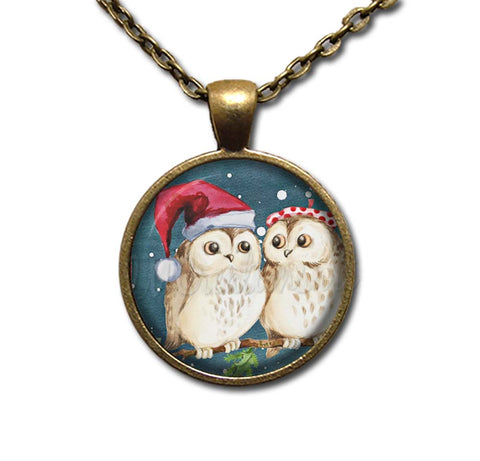 Couple of Santa Owls