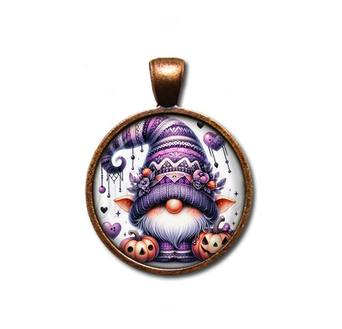 Gnome Halloween Purple Hat