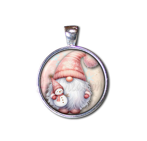 Holiday Pink Christmas Gnome