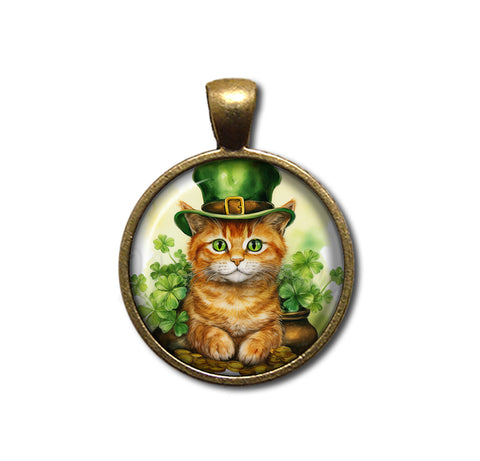 St Patrick's Day Sweet Tabby Kitten