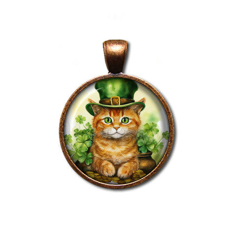 St Patrick's Day Sweet Tabby Kitten