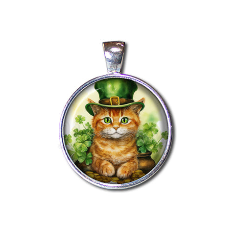 St Patrick's Day Sweet Tabby Kitten