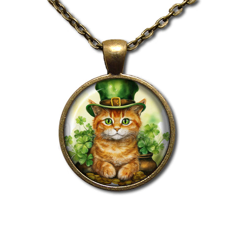 St Patrick's Day Sweet Tabby Kitten