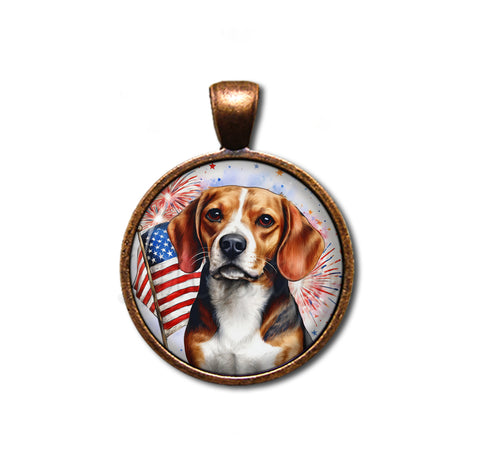Patriotic Beagle Doggie