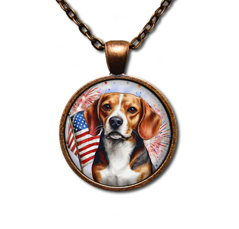 Patriotic Beagle Doggie