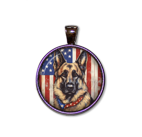 Patriotic German Shepherd