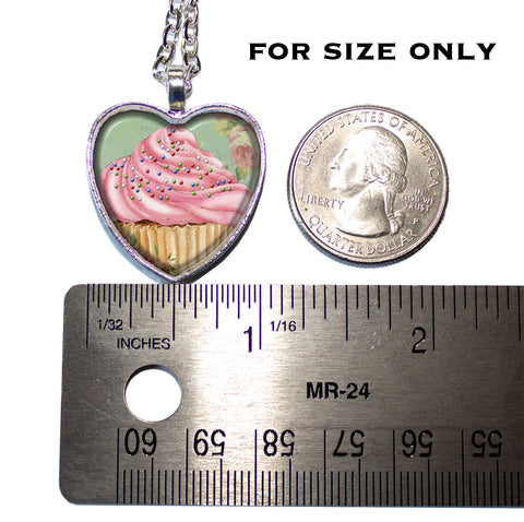 Sweet Shabby Chic Pink Cupcake