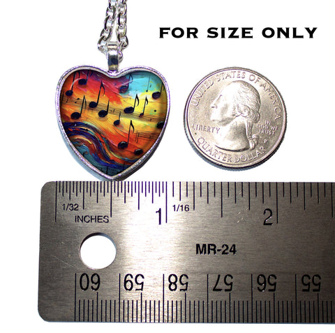 Funky Bold Color Music Notes