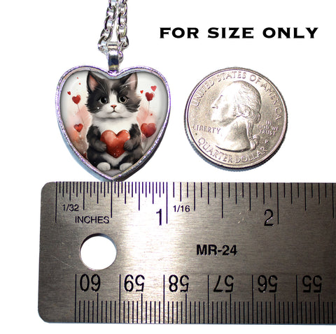 Sweet Valentine's Tuxedo Kitten