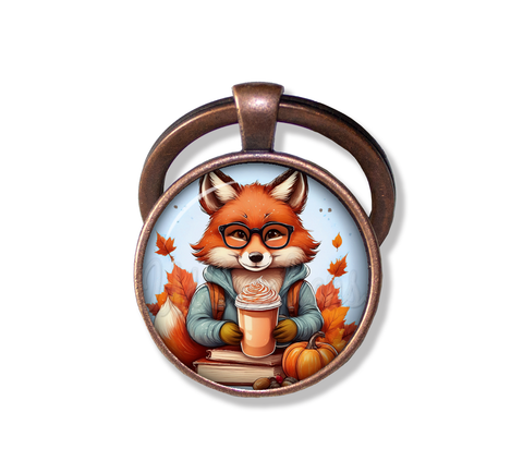 Autumn Fox with Pumpkin Latte