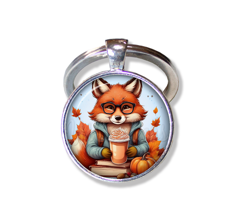 Autumn Fox with Pumpkin Latte