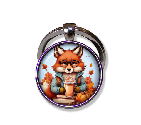 Autumn Fox with Pumpkin Latte