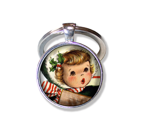 Vintage Design of Caroler Christmas