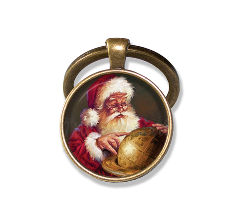 Vintage Santa and Globe