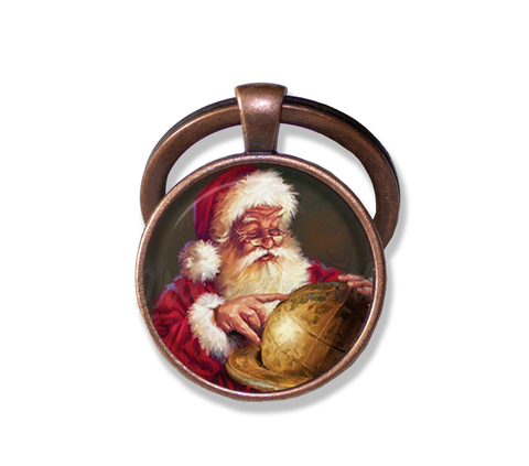 Vintage Santa and Globe