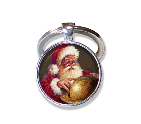 Vintage Santa and Globe