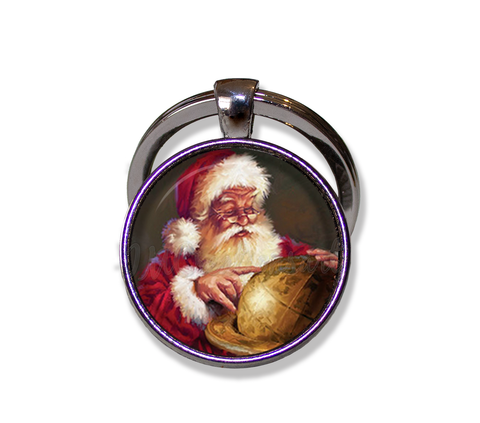 Vintage Santa and Globe