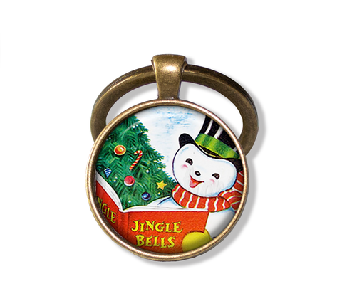 Vintage Jingle Bell Snowman